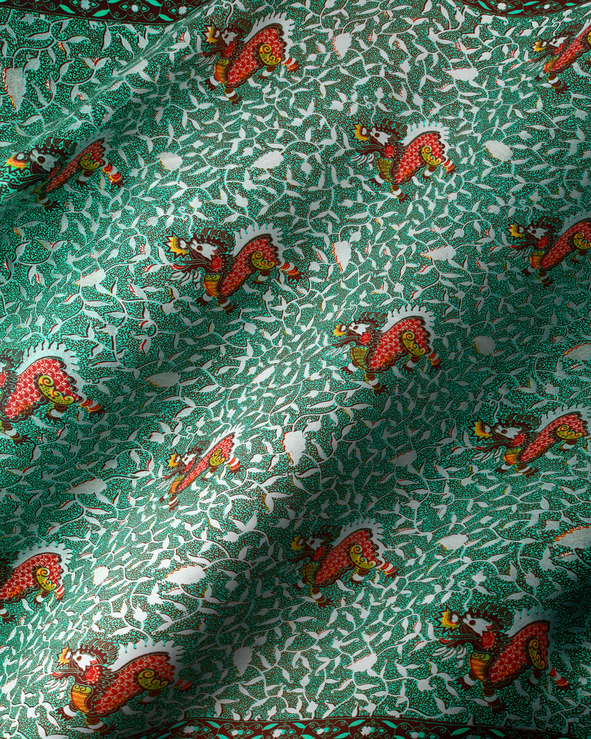 Wax Hollandais | VL00511.273 | Pastel Green Embellished