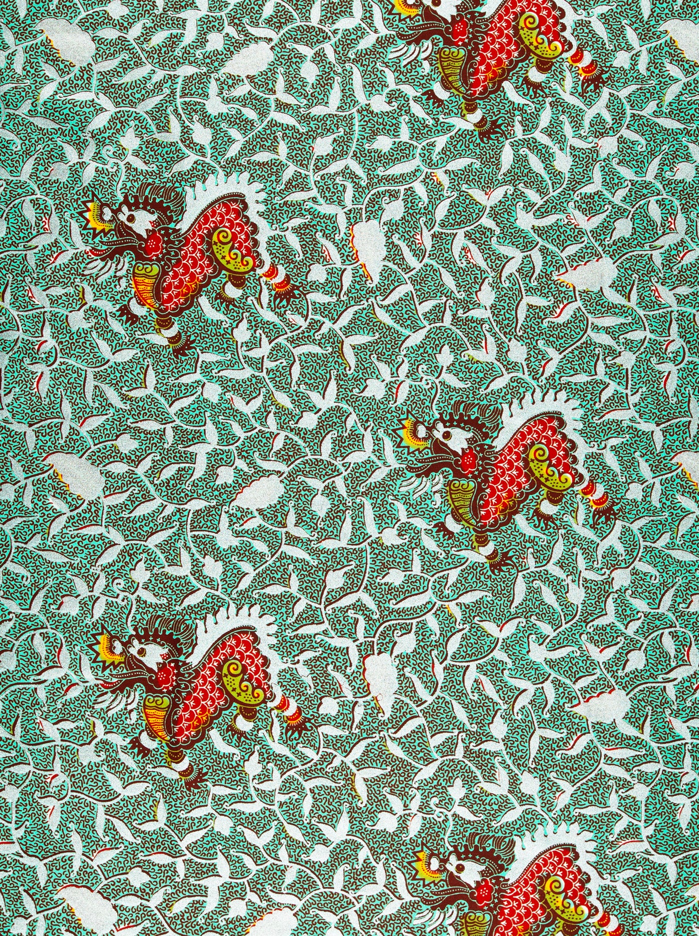 Wax Hollandais | VL00511.273 | Pastel Green Embellished - Image 3