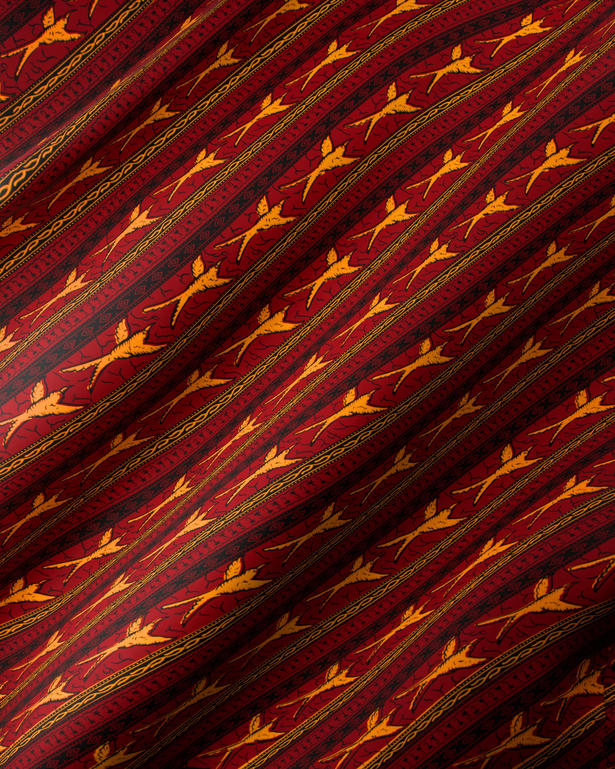 Wax Hollandais | VL02481.056 | Flying Bird, Scissors