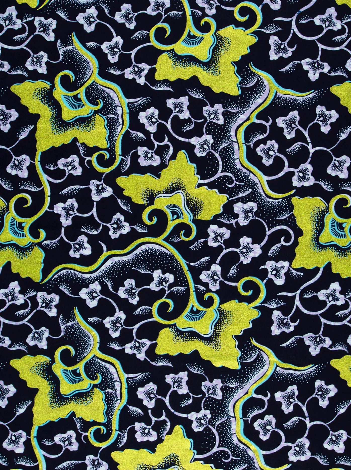 Wax Hollandais | VL03096.010 | Lime Green Embellished - Image 3
