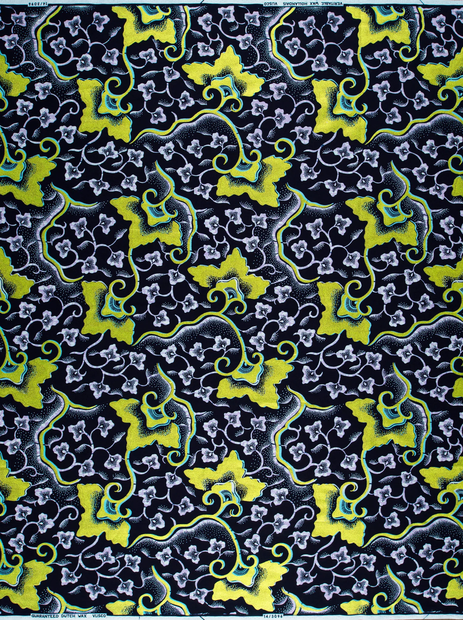Wax Hollandais | VL03096.010 | Lime Green Embellished - Image 4