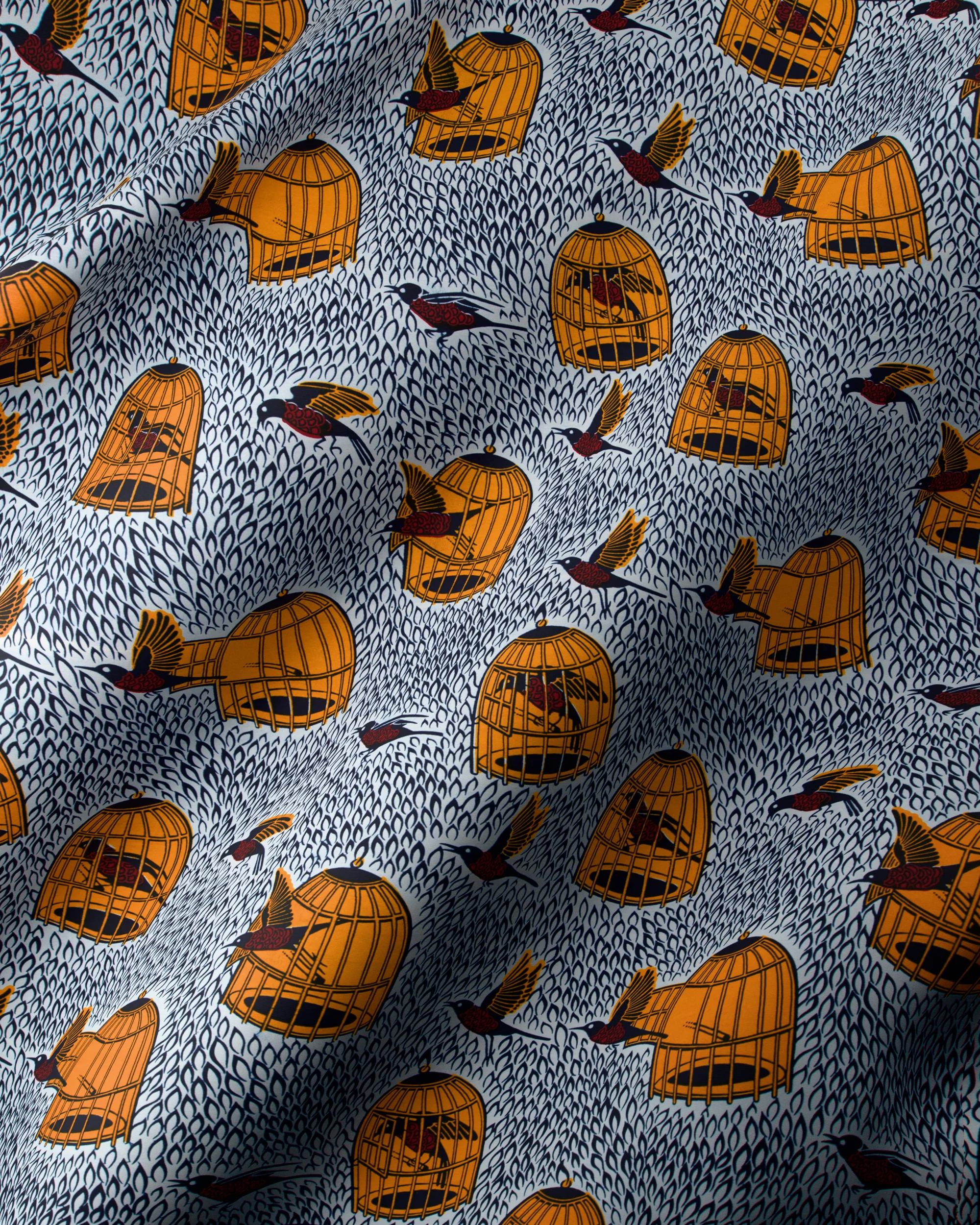 Wax Hollandais | VL03610.041 | Birdcage, Je sors, Tu sors, You leave, I leave