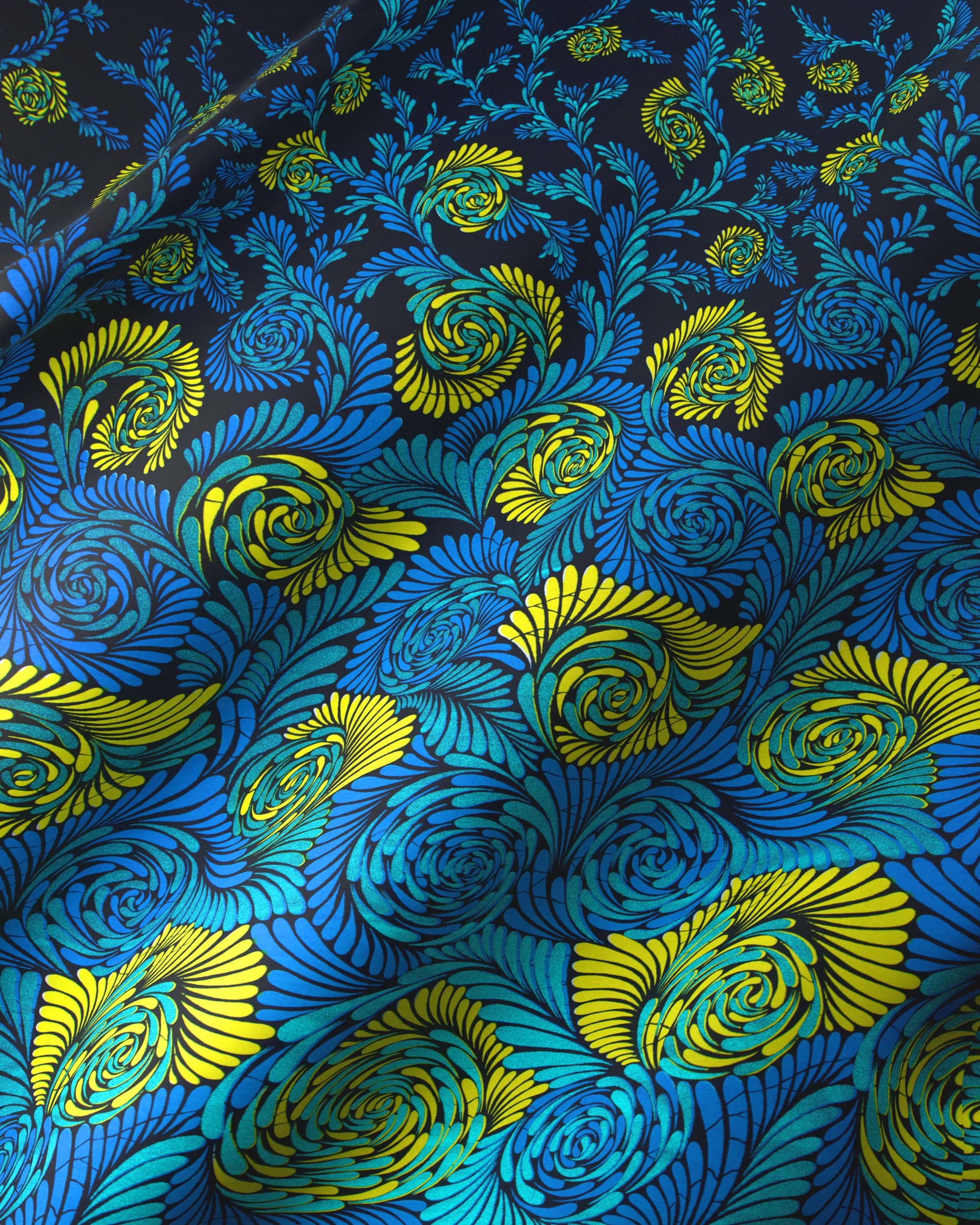 Wax Hollandais | VL03674.011 | Blue Embellished