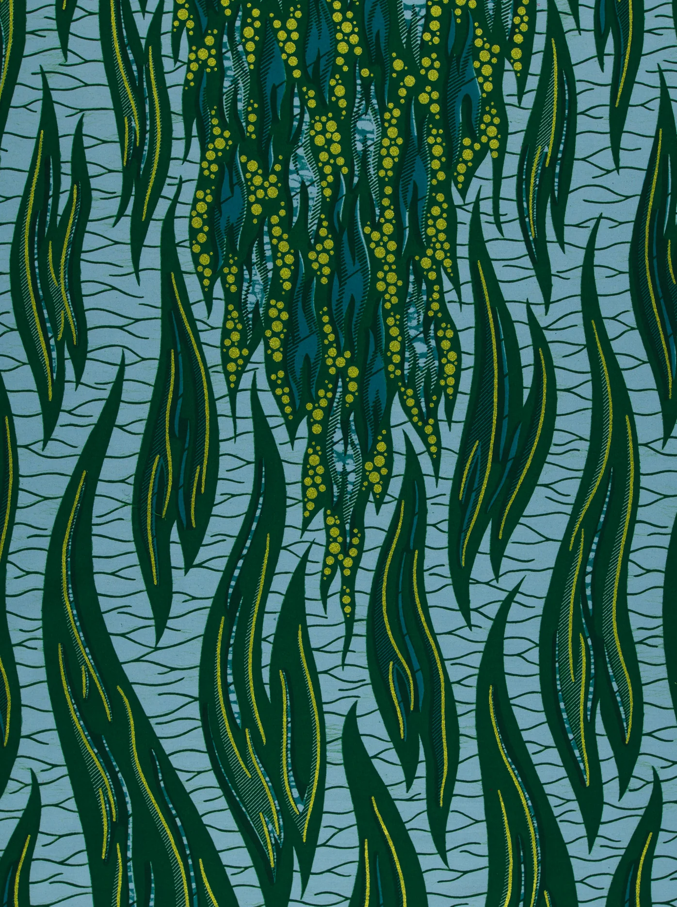 Wax Hollandais | VL03738.008 | Lime Green Embellished - Image 3