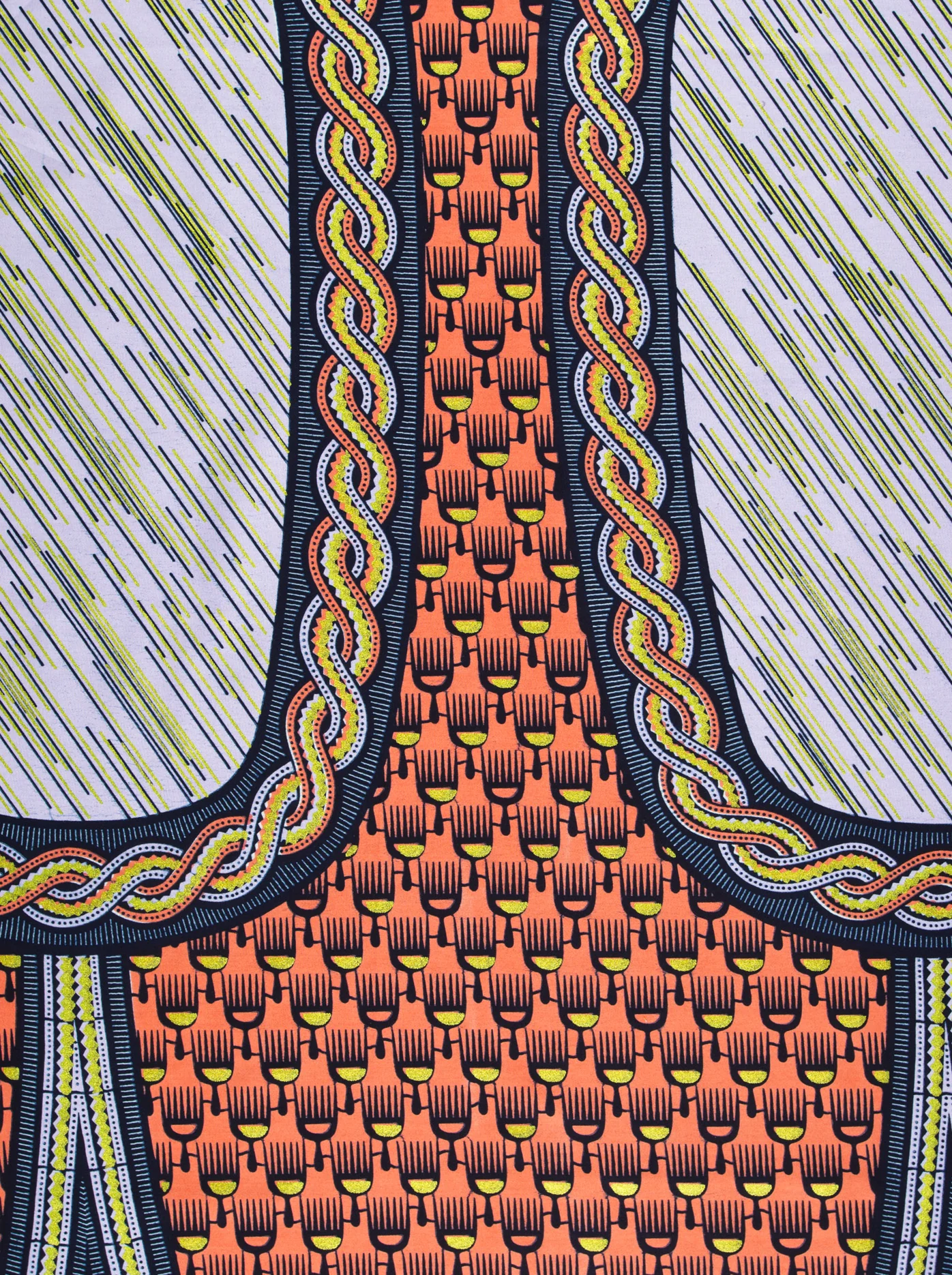 Wax Hollandais | VL04295.094 | Lime Green Embellished - Image 3