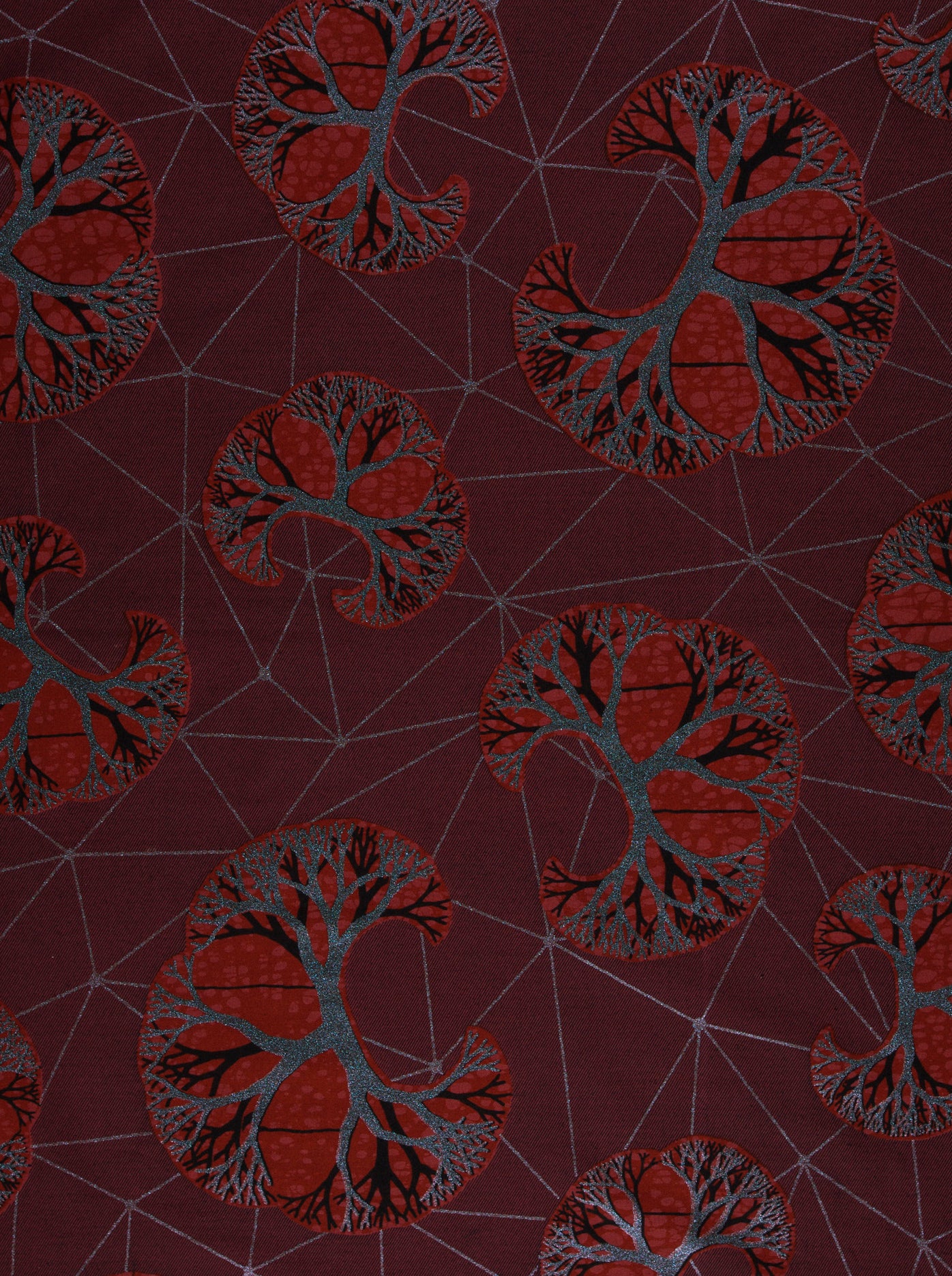 Sky Wax | VL05124.156 | Red-Green Pearl Embellished - Image 3