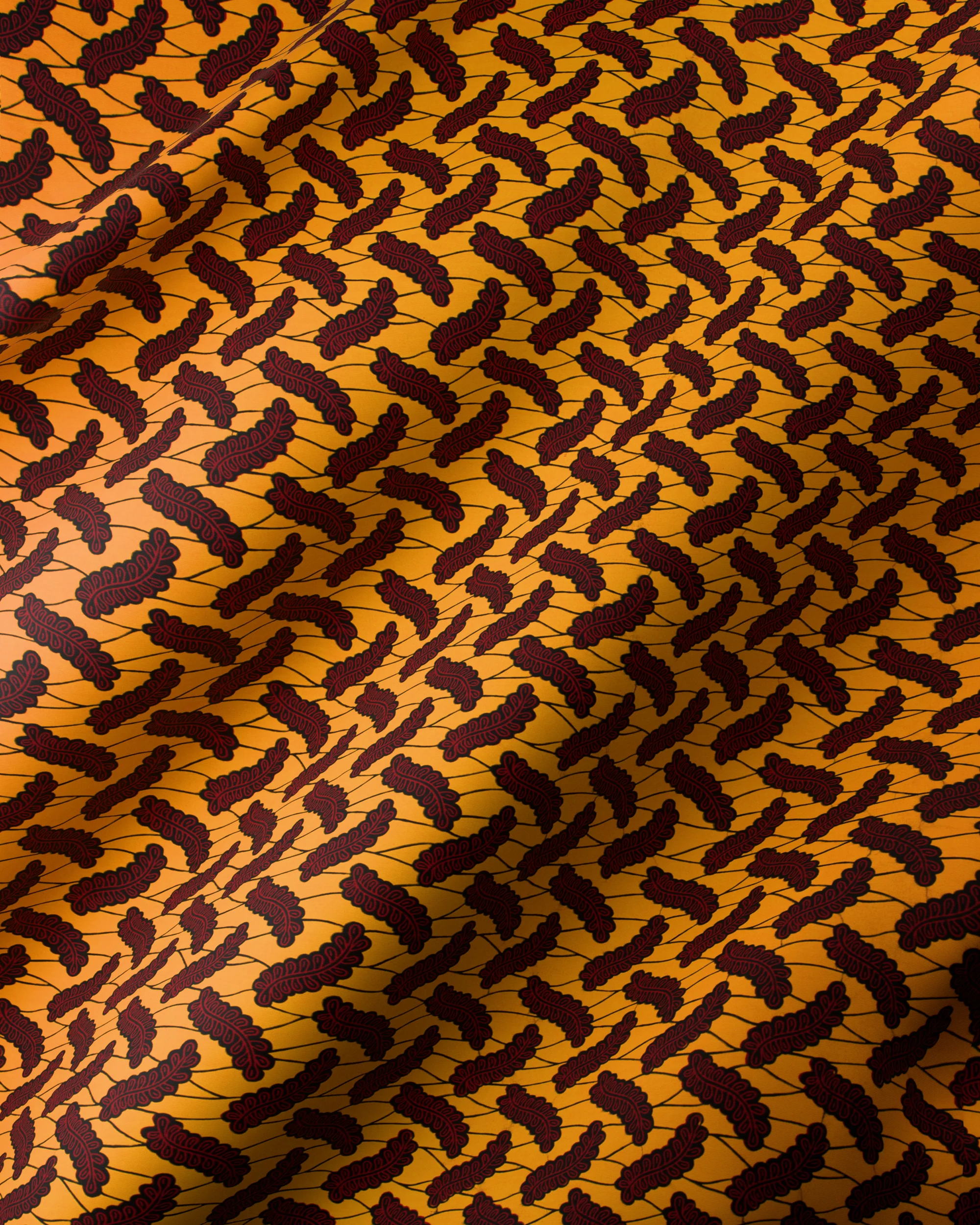 Wax Hollandais | VL08094.112 | Ashanti Chair, Opaka Leaf, V 12