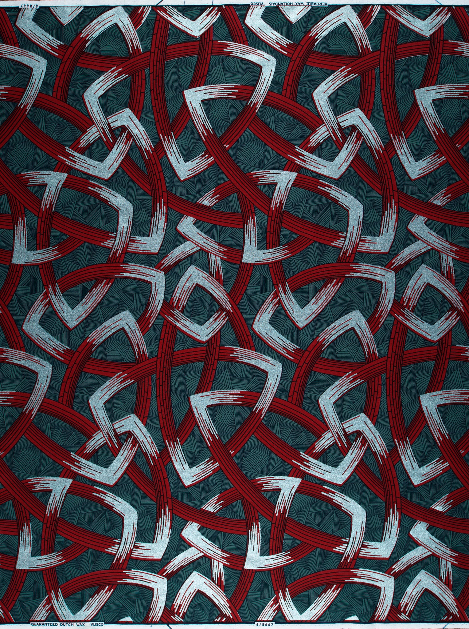 Wax Hollandais | VL08667.003 | Pastel Blue Embellished - Image 4