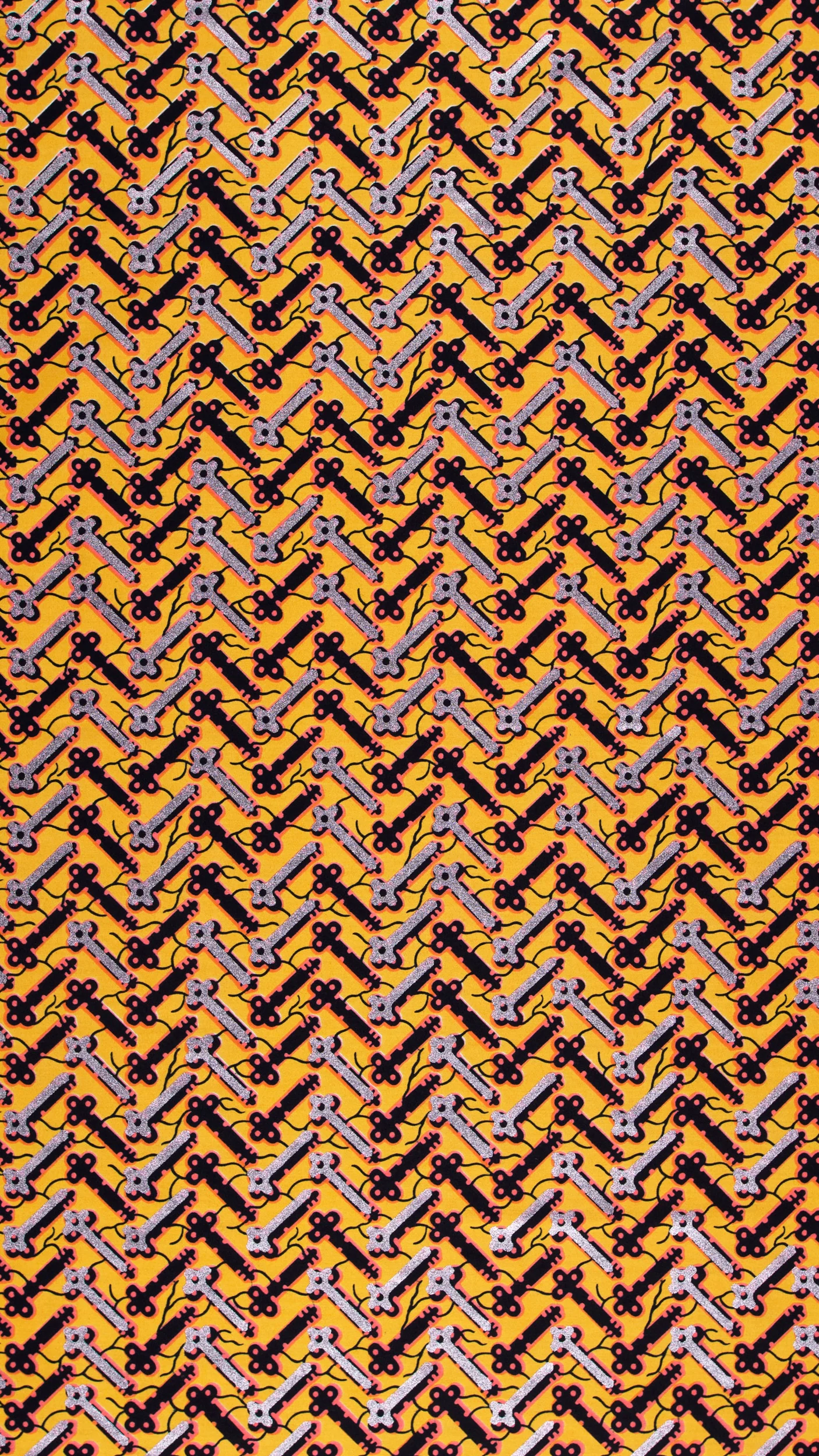 Wax Hollandais | VL46700.046 | Pastel Lilac Embellished - Image 3