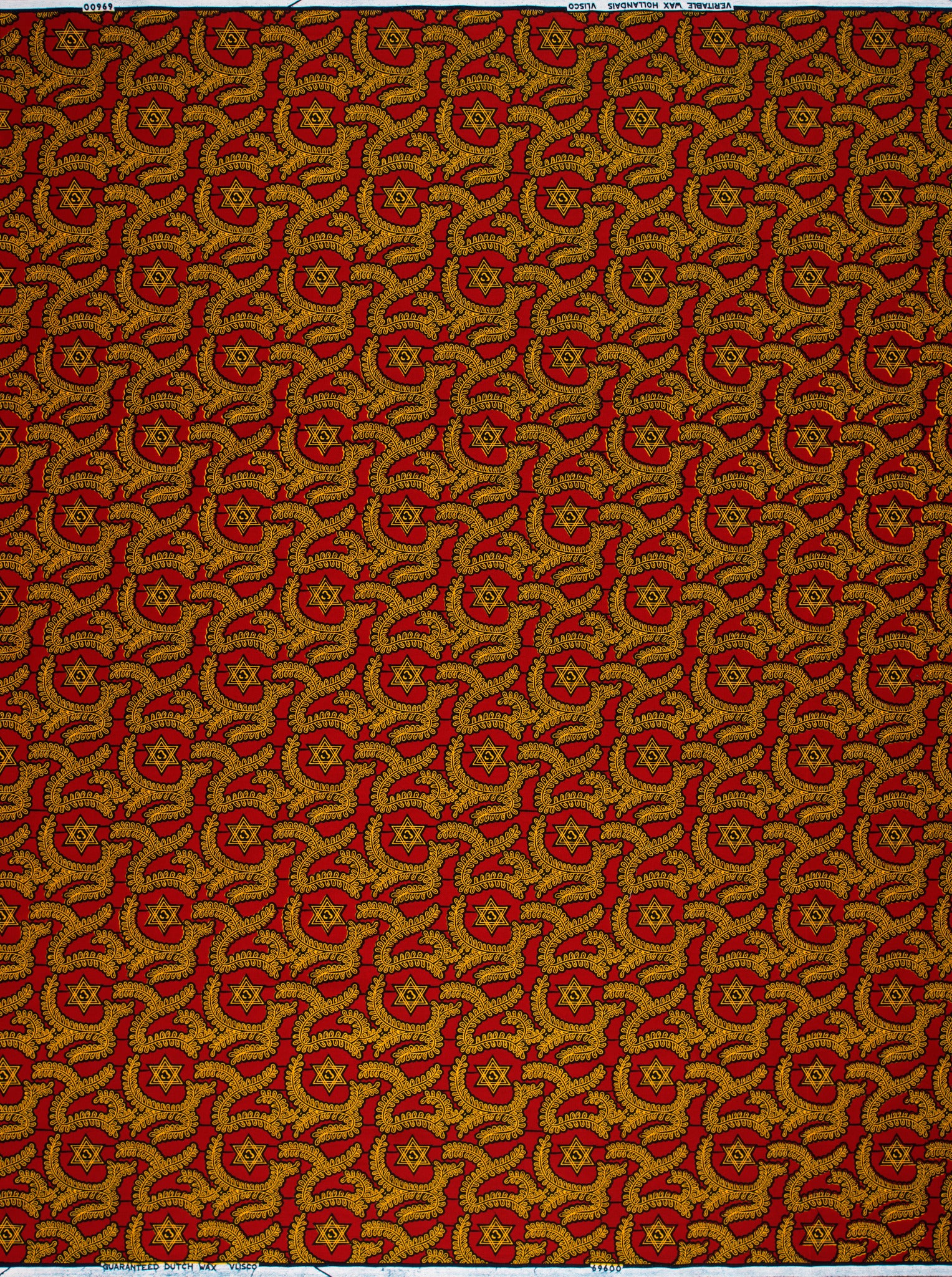 Wax Hollandais | VL69600.220 | Ukpaka Leaf with Star - Image 4