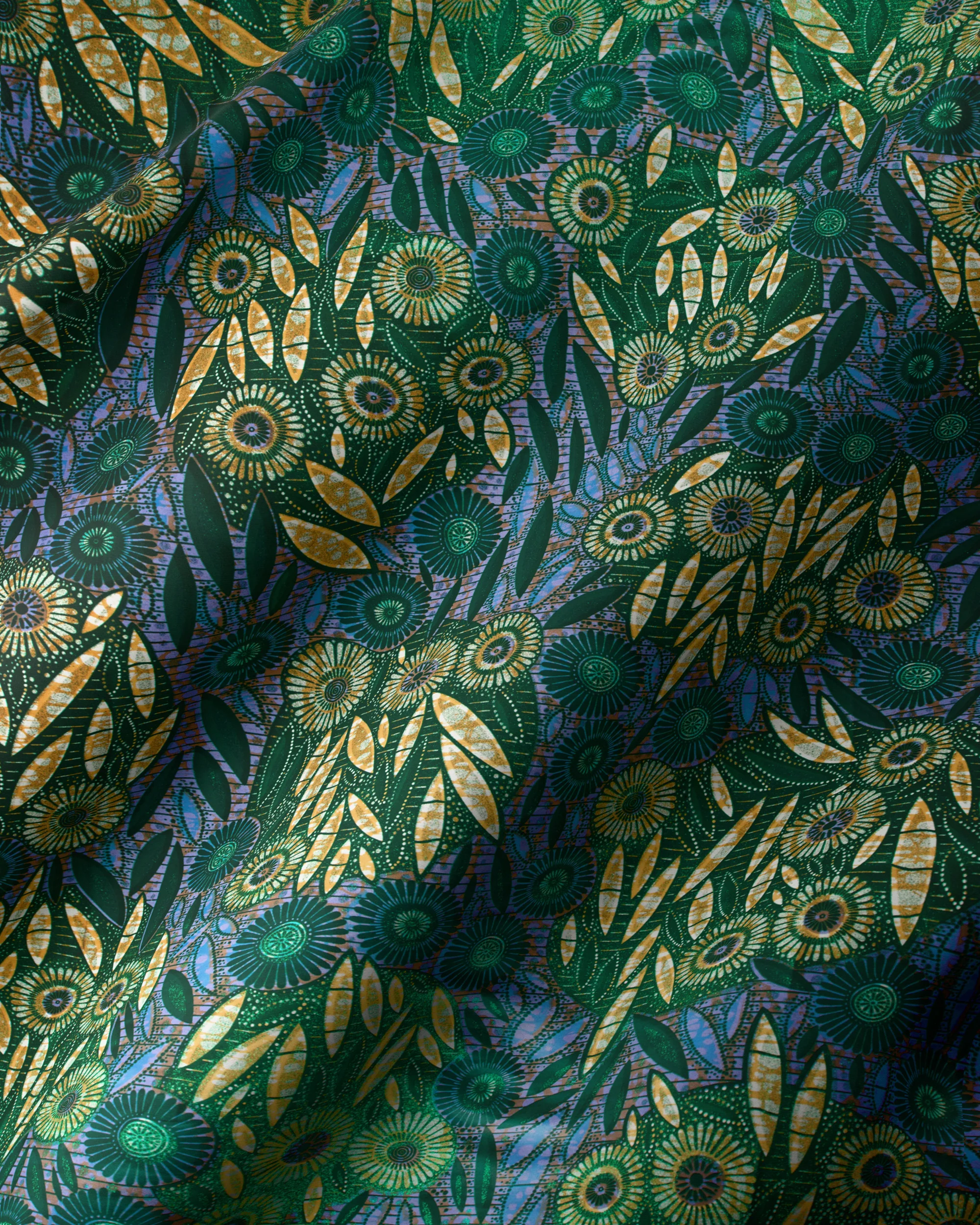 Grand Super-Wax | VLS0949.009 | Green Shine Embellished