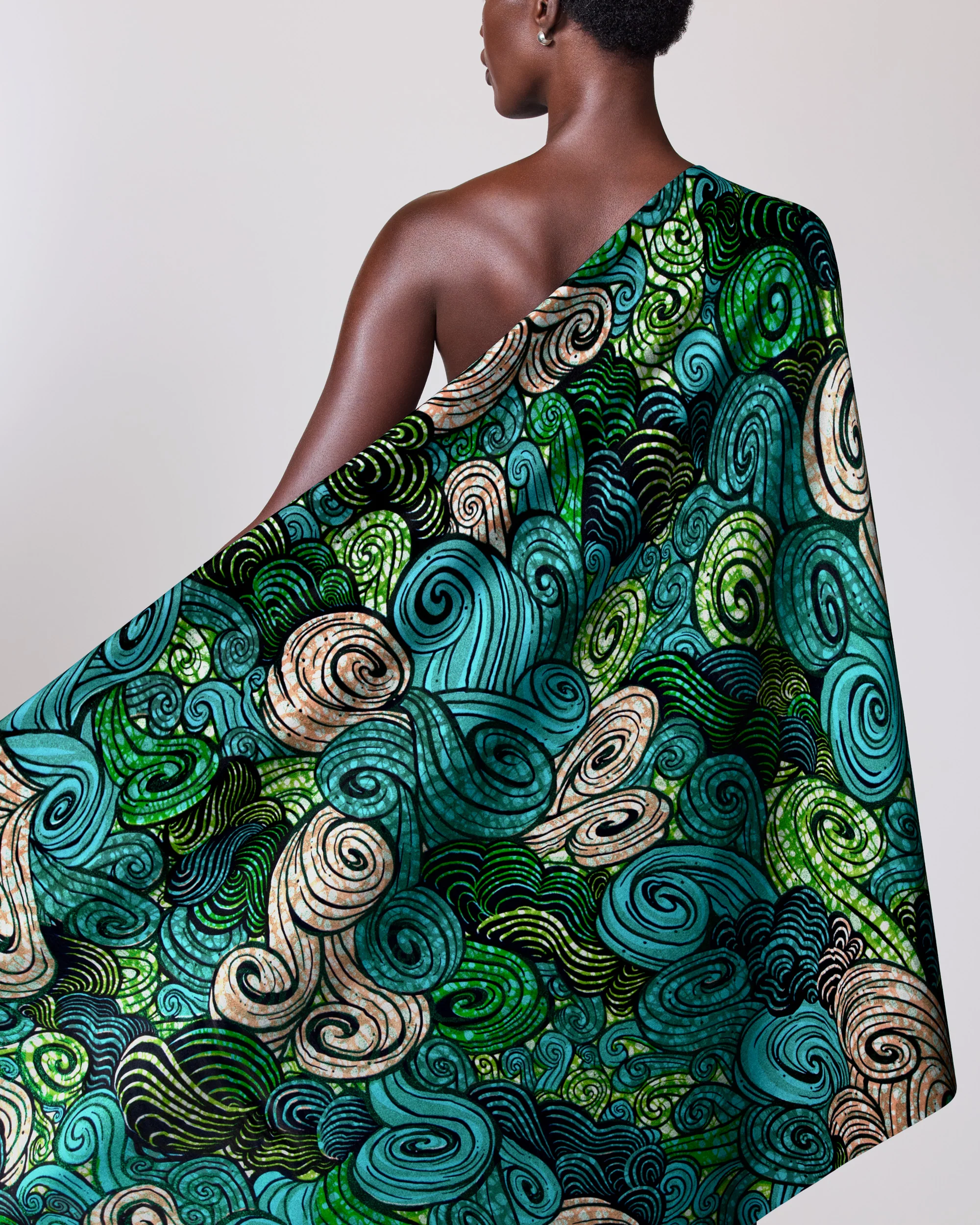Grand Super-Wax | VLS2604.002 | Green Shine Embellished - Image 2