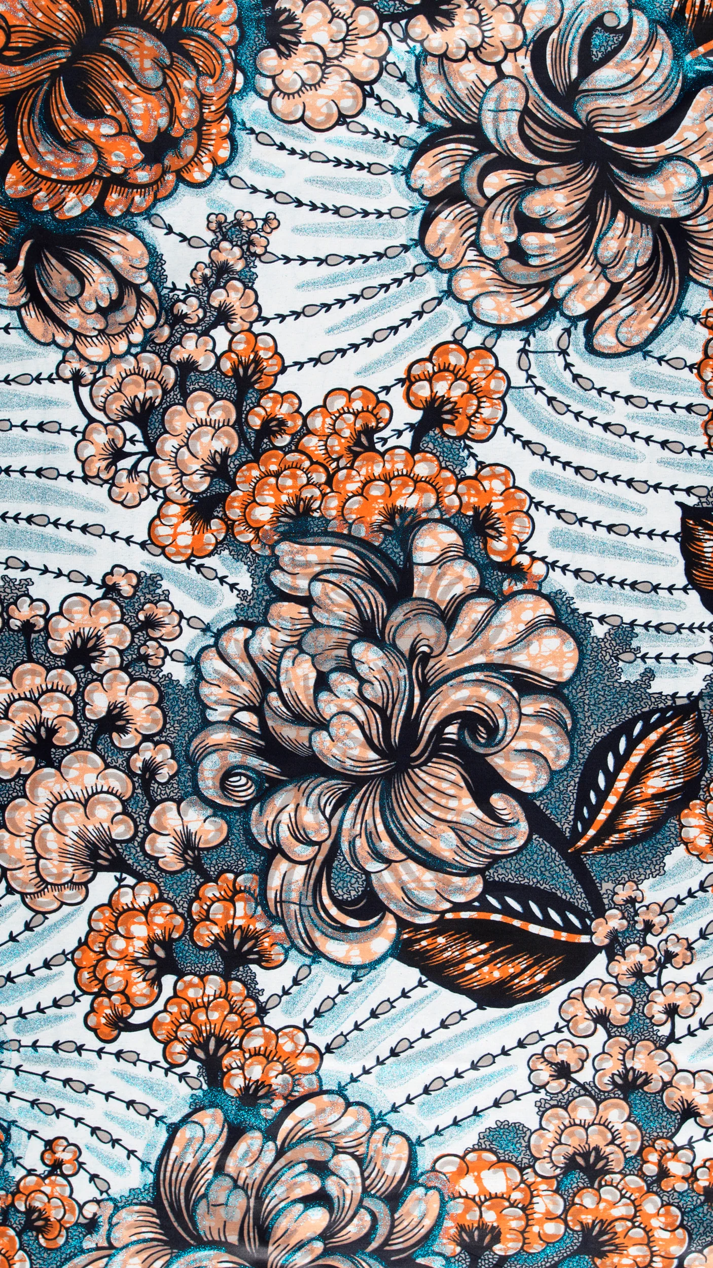 Grand Super-Wax | VLS3034.001 | Blue Glitter Embellished - Image 3