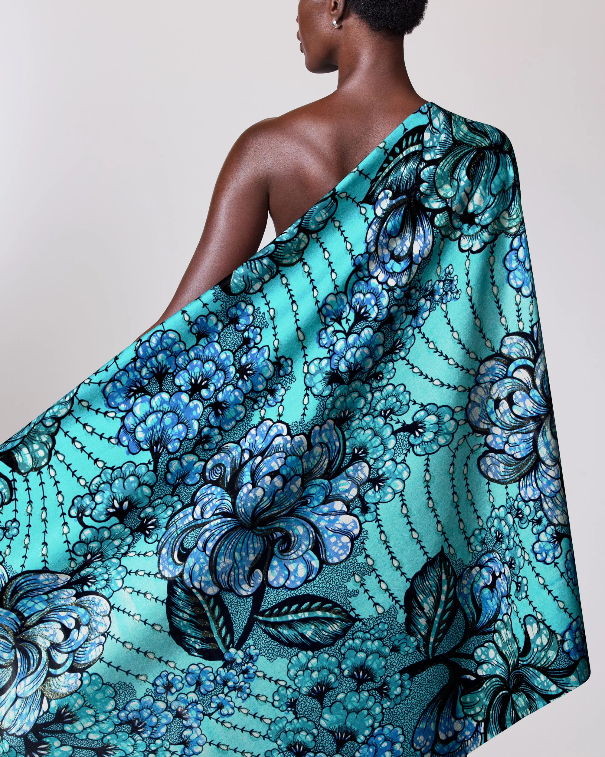Grand Super-Wax | VLS3034.008 | Pastel Green Glitter Embellished - Image 2
