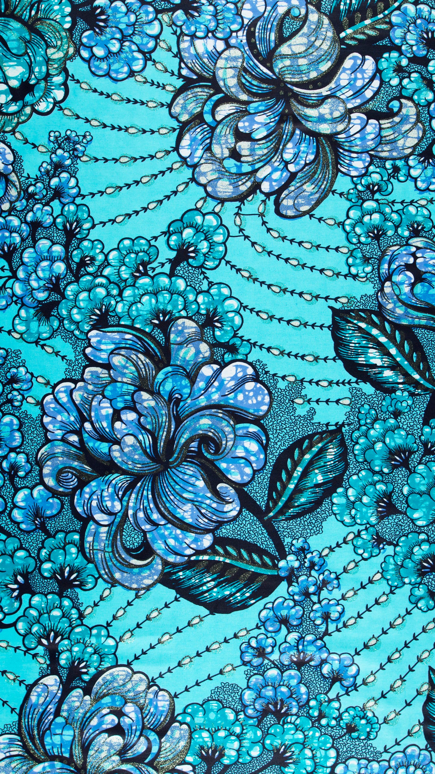 Grand Super-Wax | VLS3034.008 | Pastel Green Glitter Embellished - Image 3