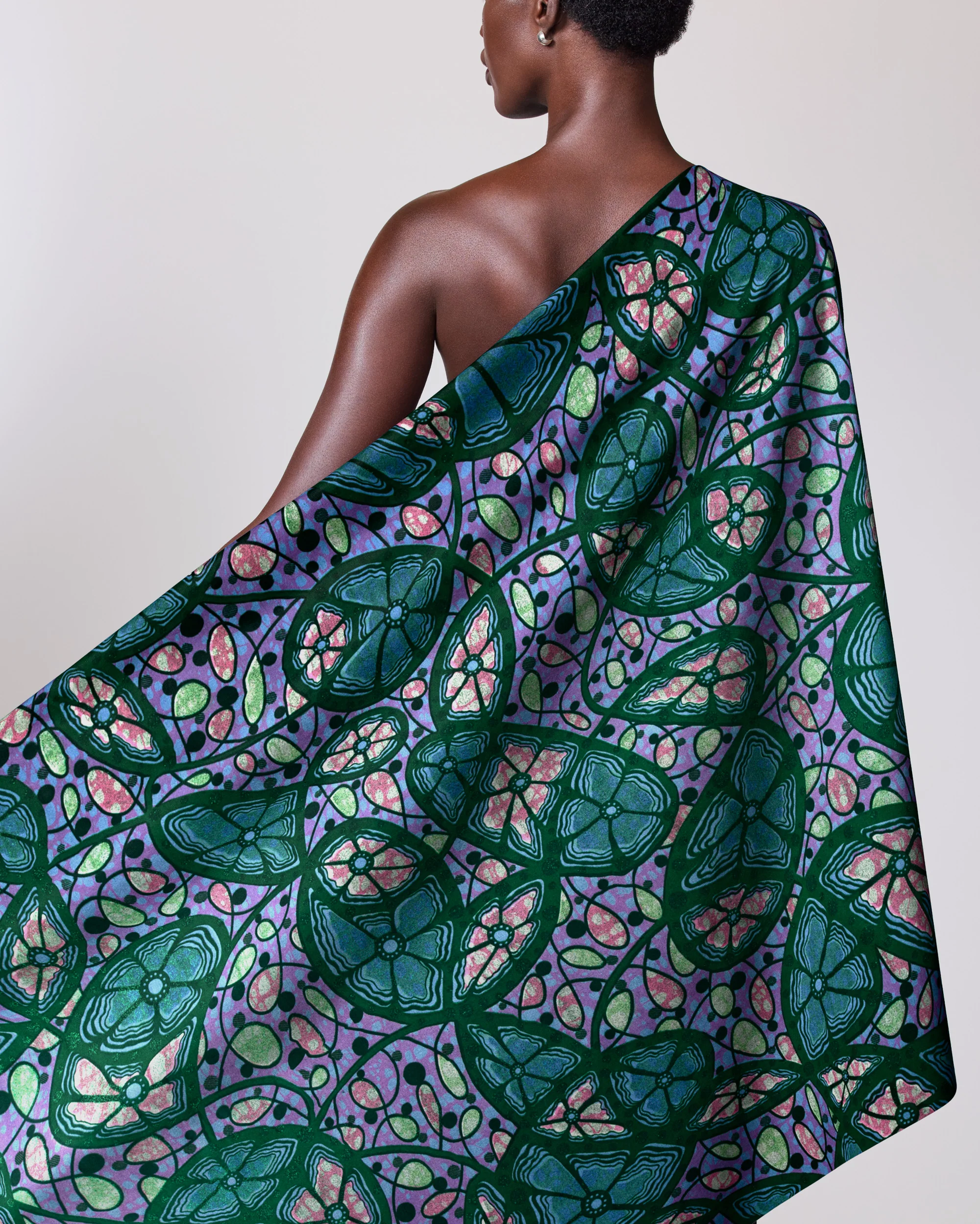 Grand Super-Wax | VLS6635.002 | Green Shine Embellished - Image 2