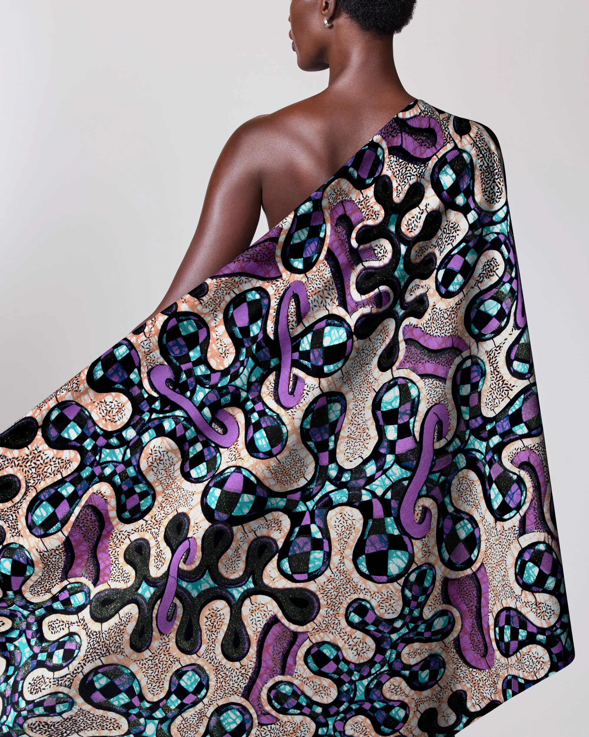 Grand Super-Wax | VLS8132.001 | Green-Gold Shine Embellished - Image 2