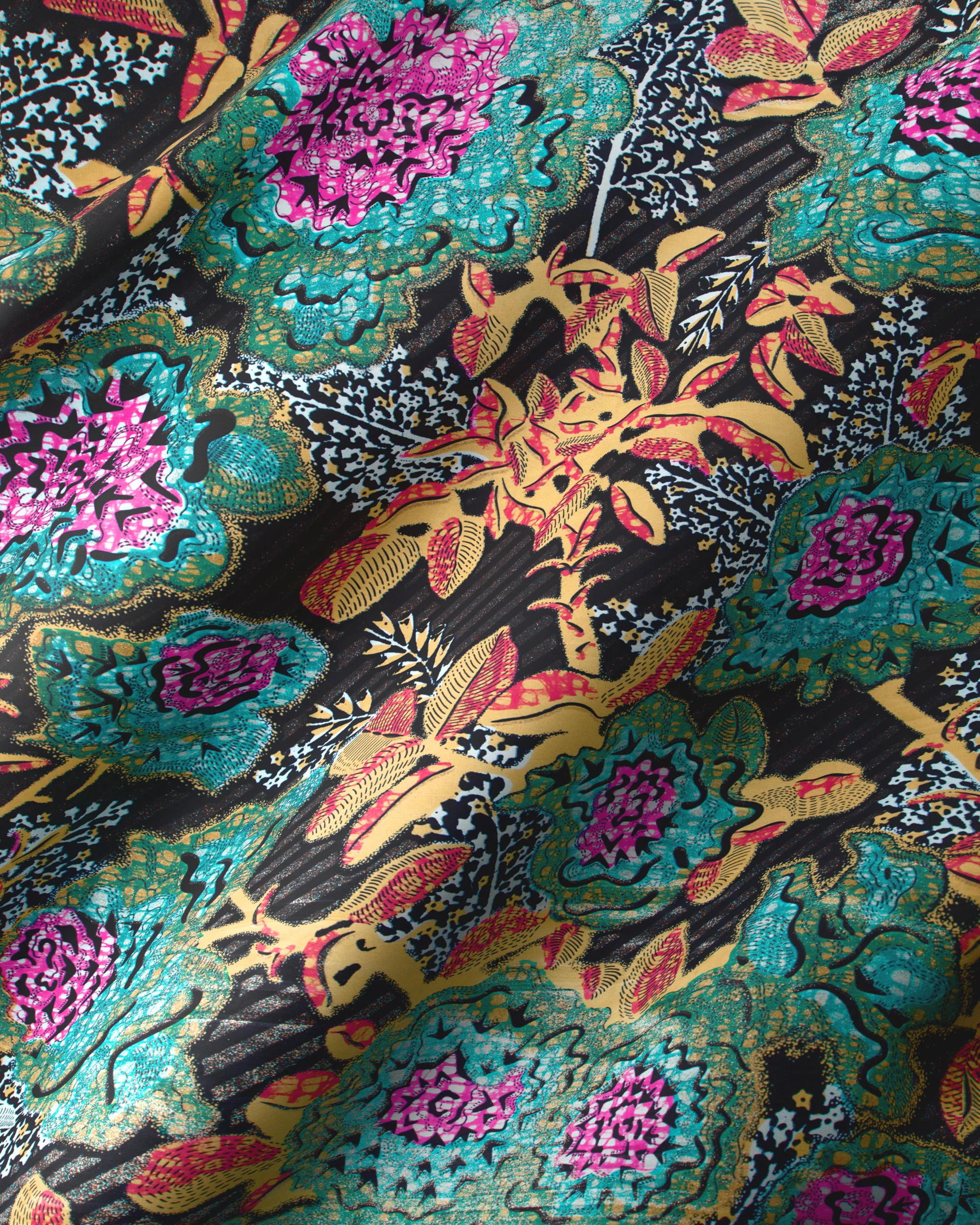 Grand Super-Wax | VLS8188.007 | Blue-Copper Shine Embellished