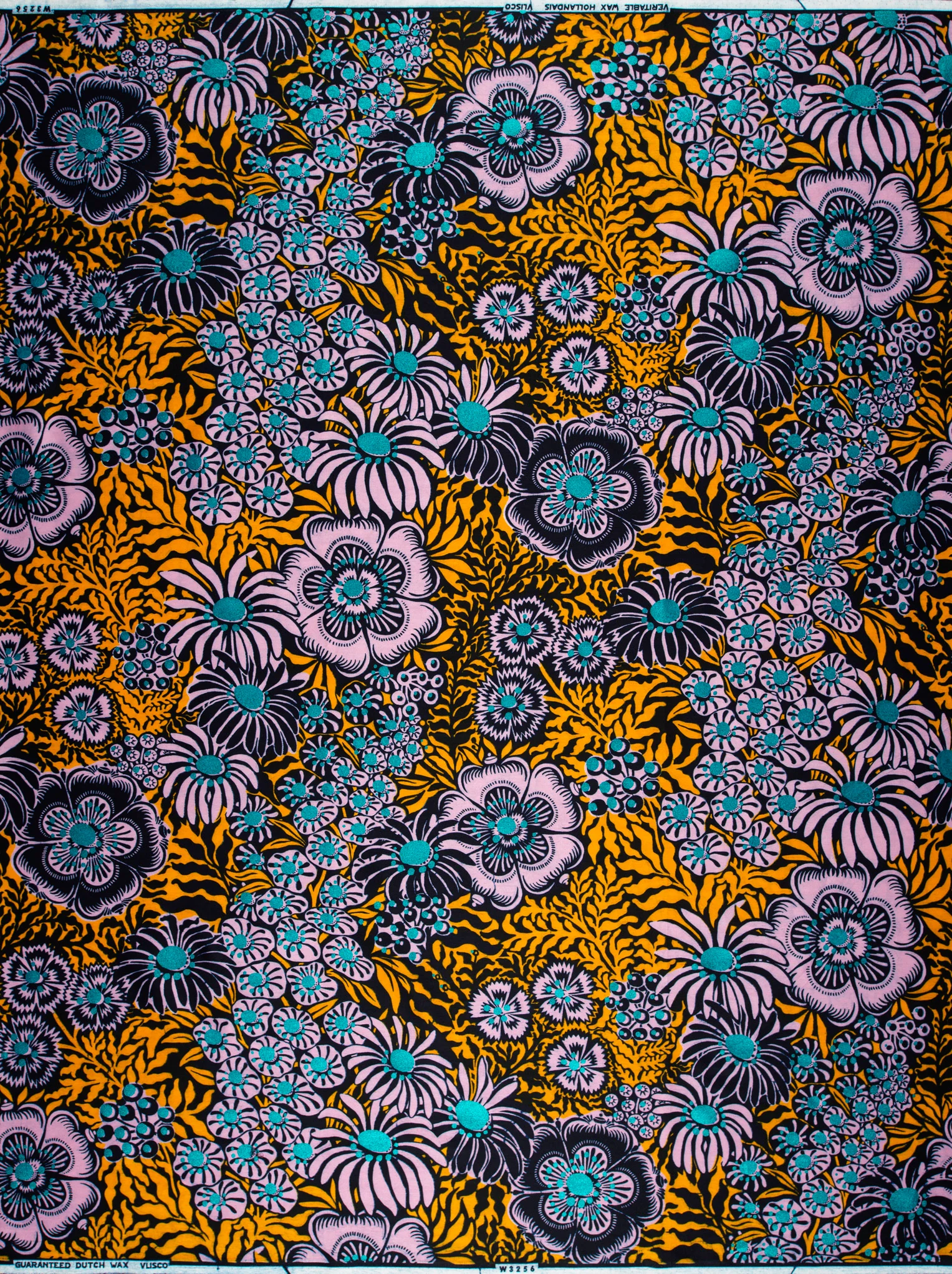 Wax Hollandais | VLW3256.016 | Blue Embellished - Image 4