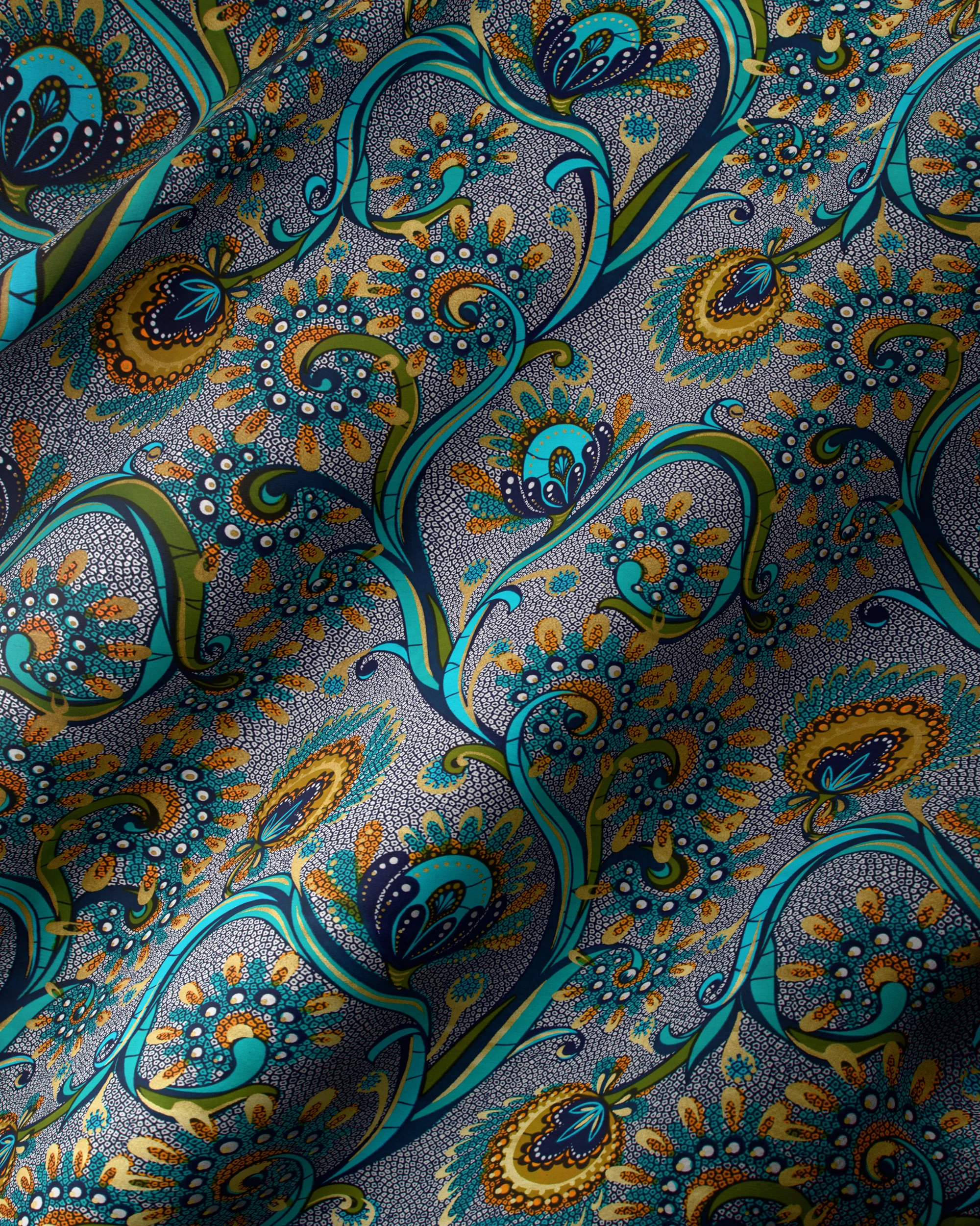 Satin Royal | VLW7064.001 | Gold Embellished