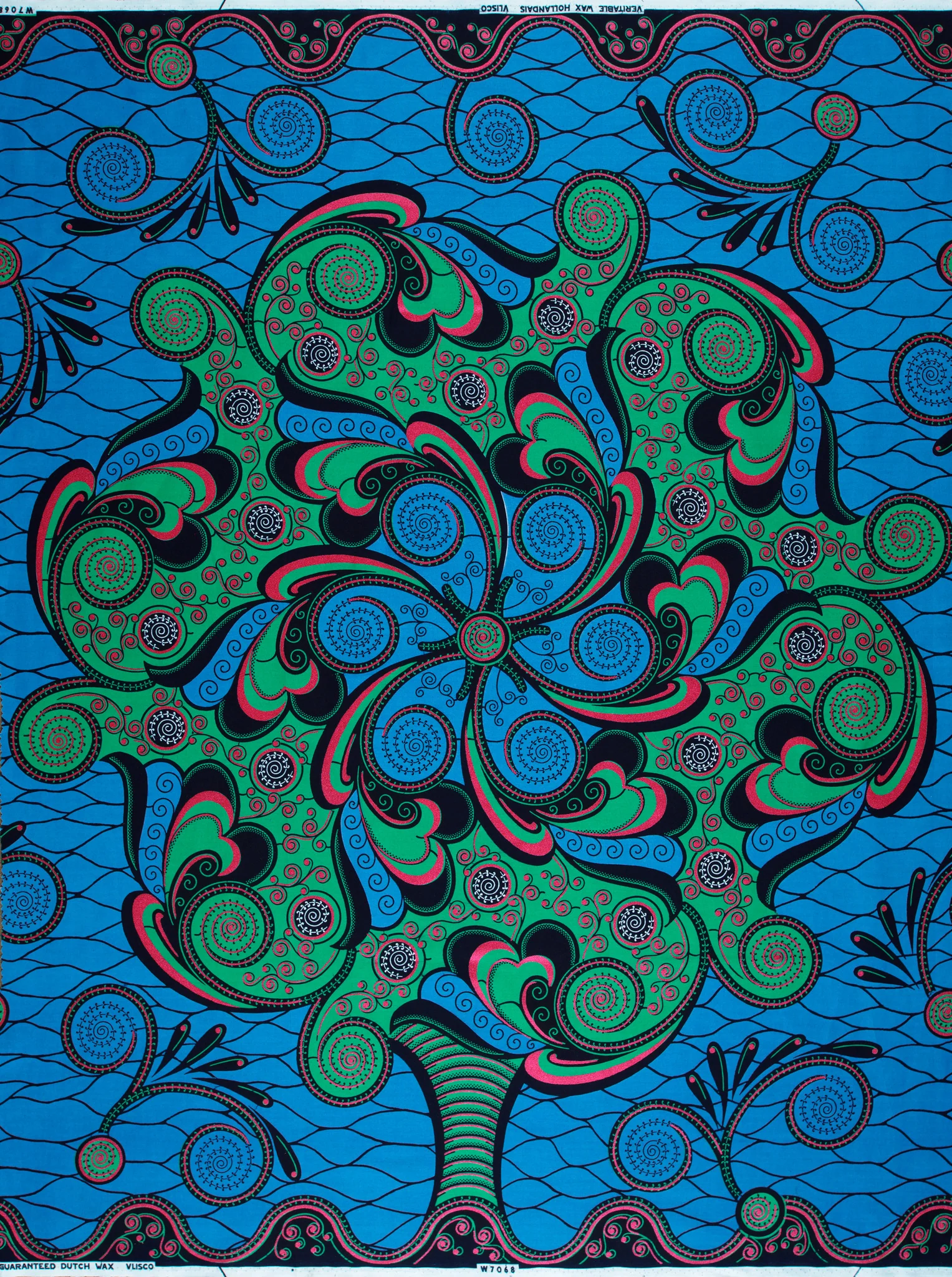 Wax Hollandais | VLW7068.011 | Pink Embellished - Image 4
